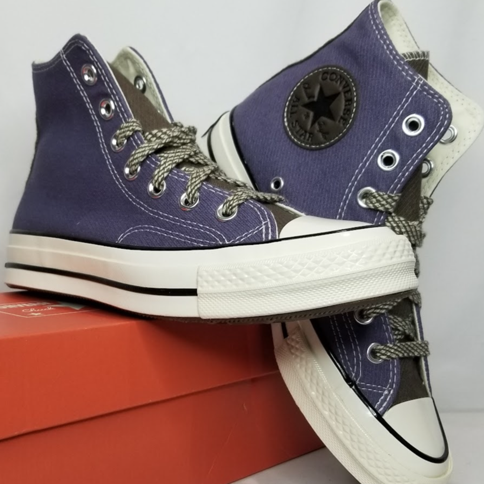 Converse Unisex Women's Chuck 70 Hi Tops Women Size 7.5 Lavender A08516c Nwt